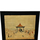 L S Lowry On the Sands 1953 Framed Beach Scene Art Print Wall Decor (Pre-Loved)