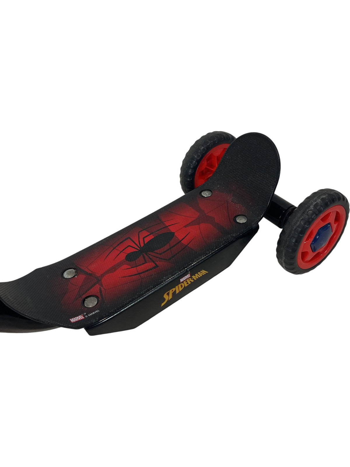 Marvel Spider-Man Push Scooter Kids Red Black Design (Pre-Loved)