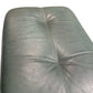 Green Leather Recliner with Ottoman (Pre-Loved)