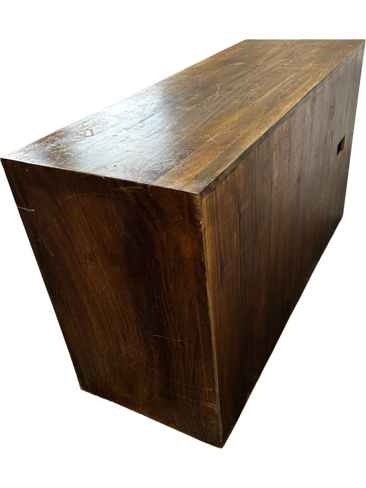 Vintage Solid Wood Sideboard with 3 Drawers & 2 Cupboards (Pre-Loved)