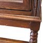 Vintage Wooden Sideboard Cabinet Floral Engraving (Pre-Loved)