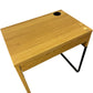 Modern Wooden Office Desk with Drawer and Cable Management (Pre-Loved)