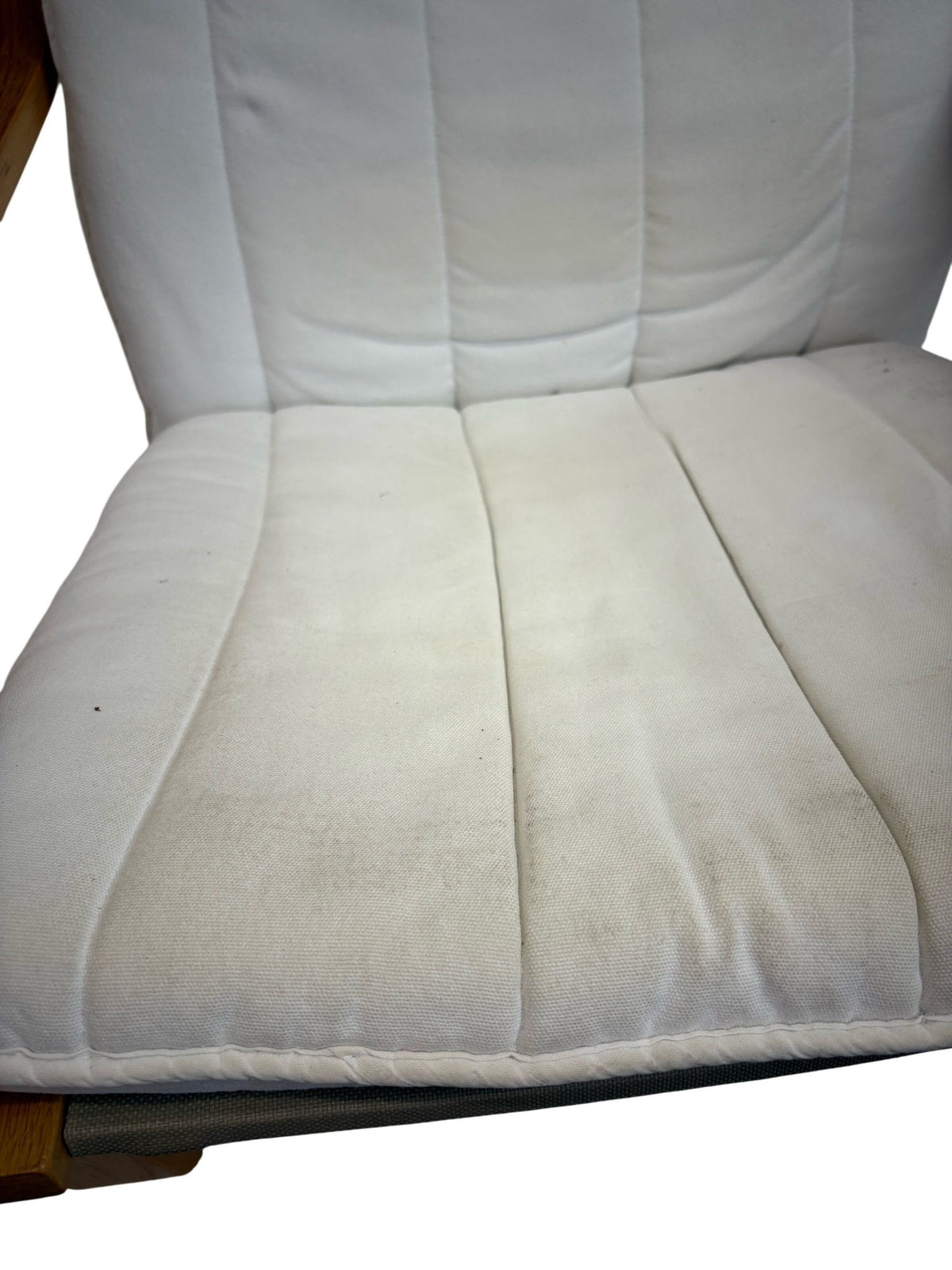 White Upholstered Wooden Chair (Pre-Loved)