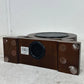 Vintage Style Wooden Shelf Clock with Gold Accents (Pre-Loved)
