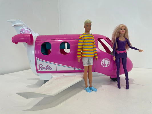 Barbie Dream Aeroplane Toy with Figures (Pre-loved)