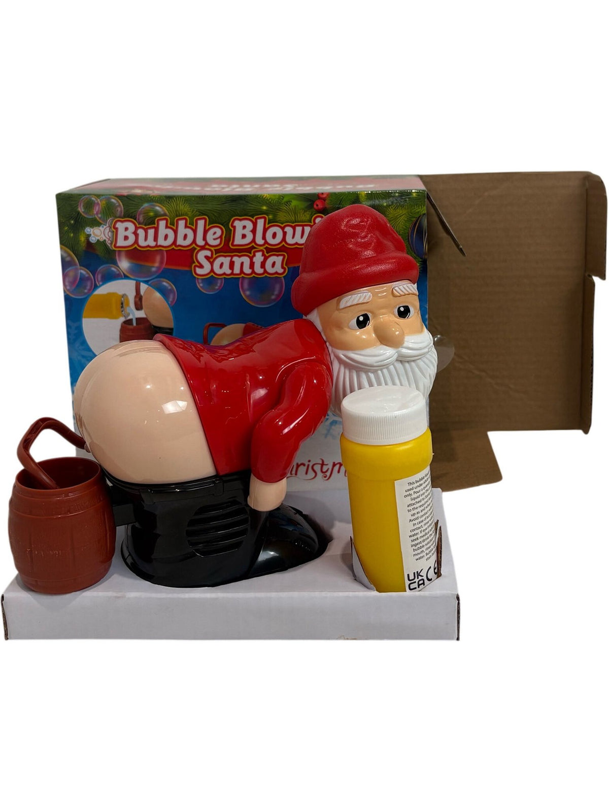 Bubble Blowing Santa Christmas Decoration (Unused)