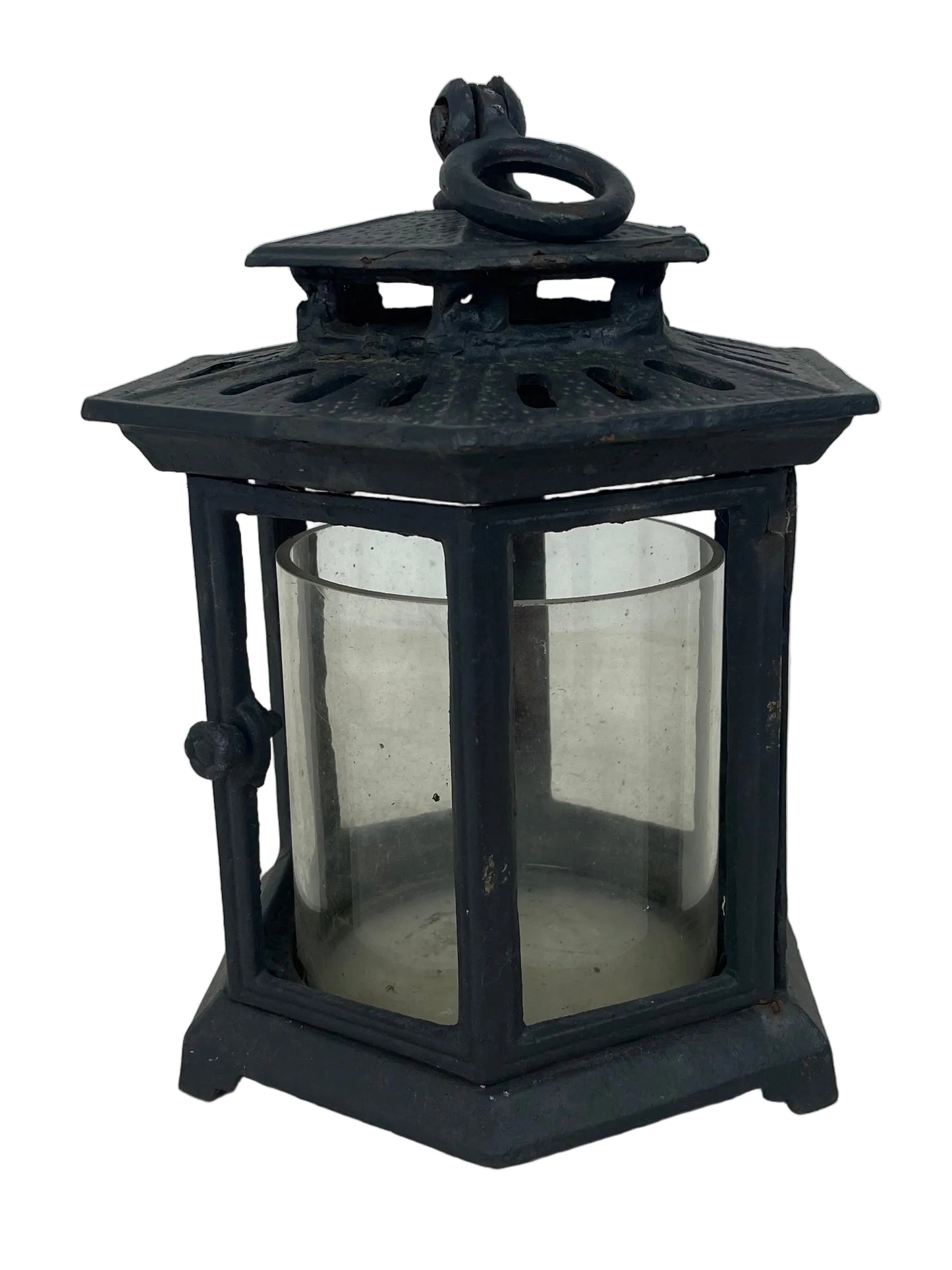 Black Metal Lantern (Pre-Loved)