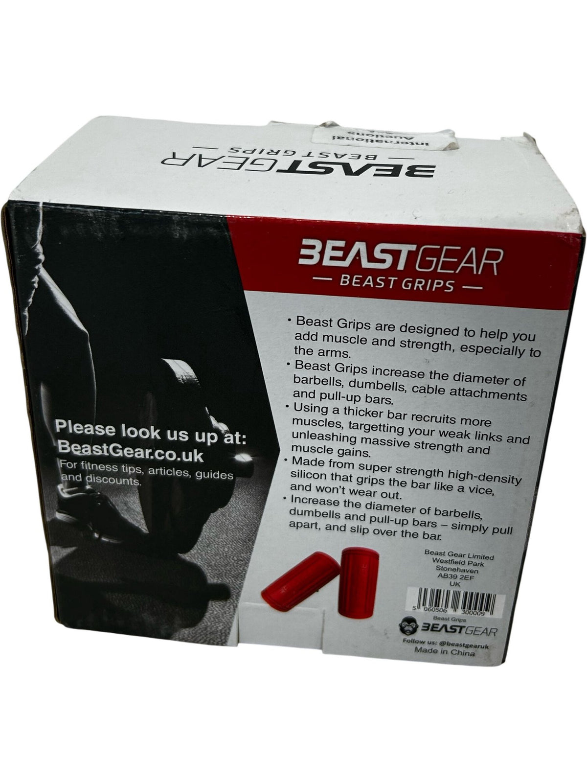 Beast Gear Barbell And Dumbbell Thick Bar Grips (Unused)