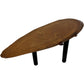Rustic Wooden Small Table Black Metal Legs (Pre-Loved)