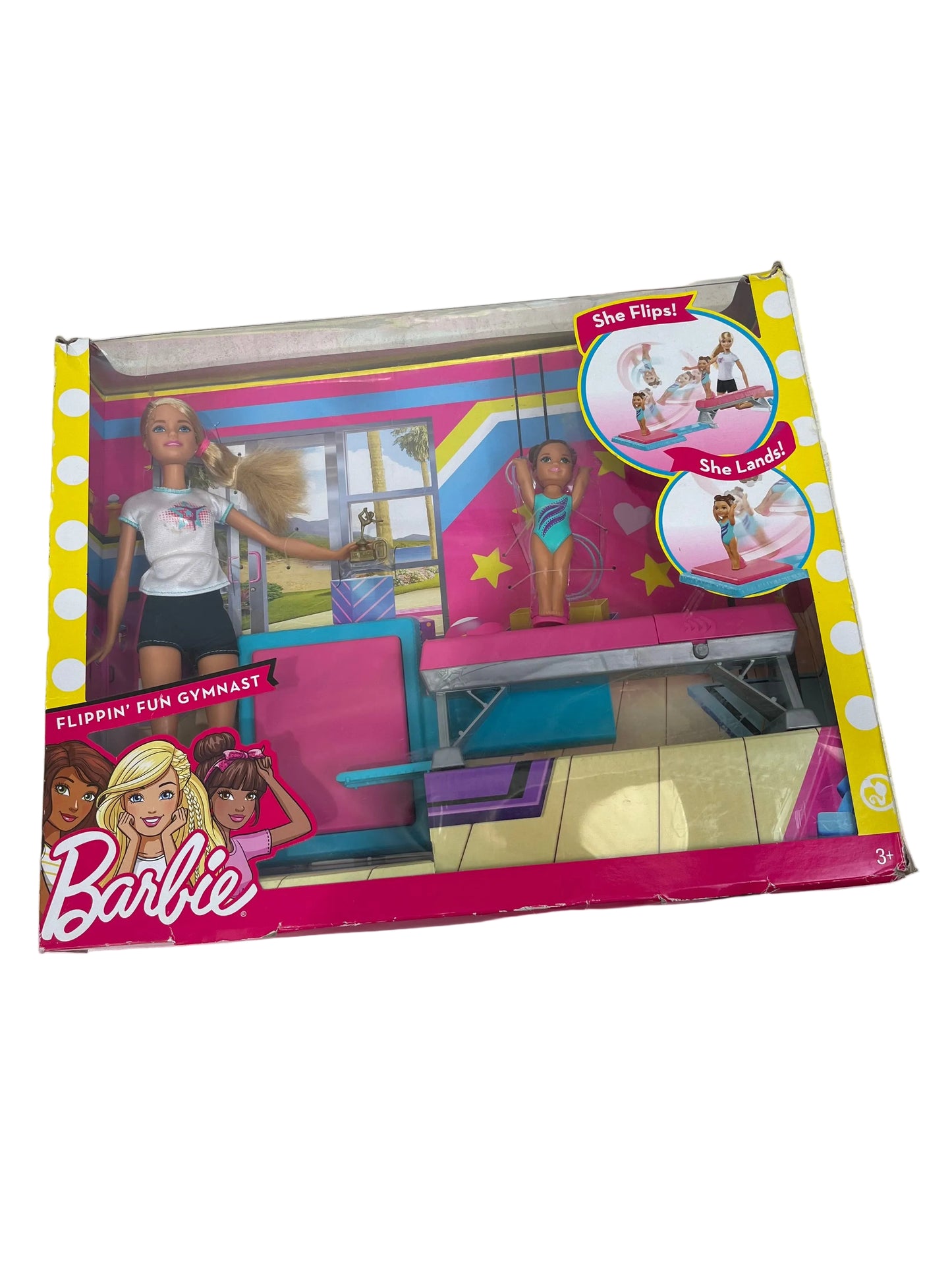 Barbie Flippin' Fun Gymnast Playset (Unused)