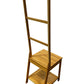 Freestanding Bamboo Towel Ladder Bathroom Organiser with Shelves (Pre-Loved)
