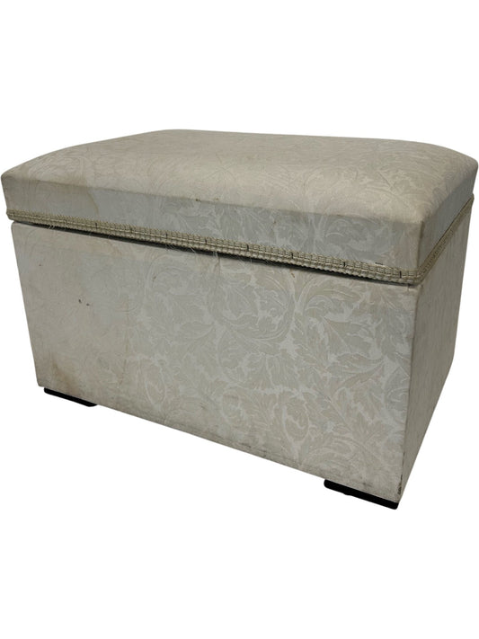 Upholstered Filing Ottoman with Hanging File Storage (Pre-Loved)