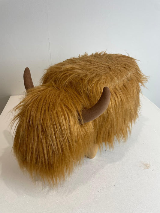 Highland Cow Footstool (Pre-loved)