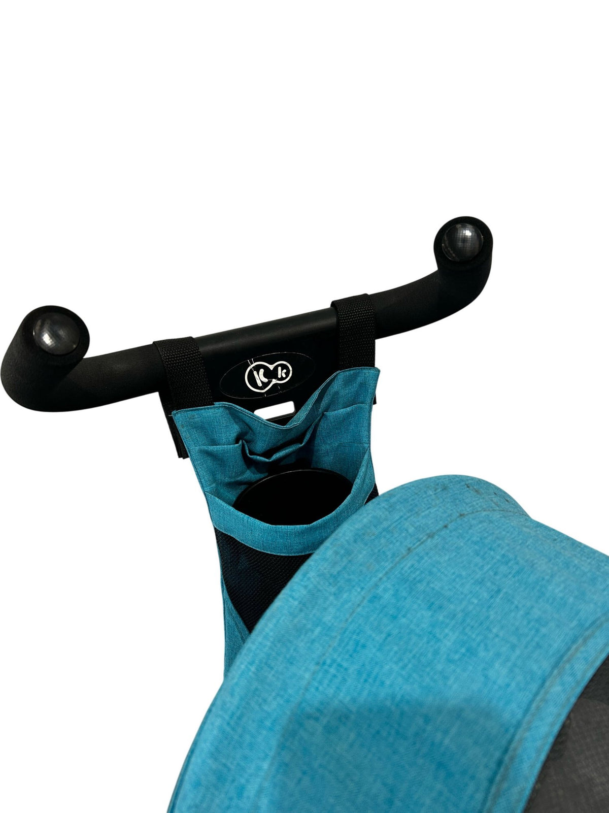 Kinderkraft Toddler Tricycle Push Handle Canopy Footrest Blue Kids (Pre-Loved)