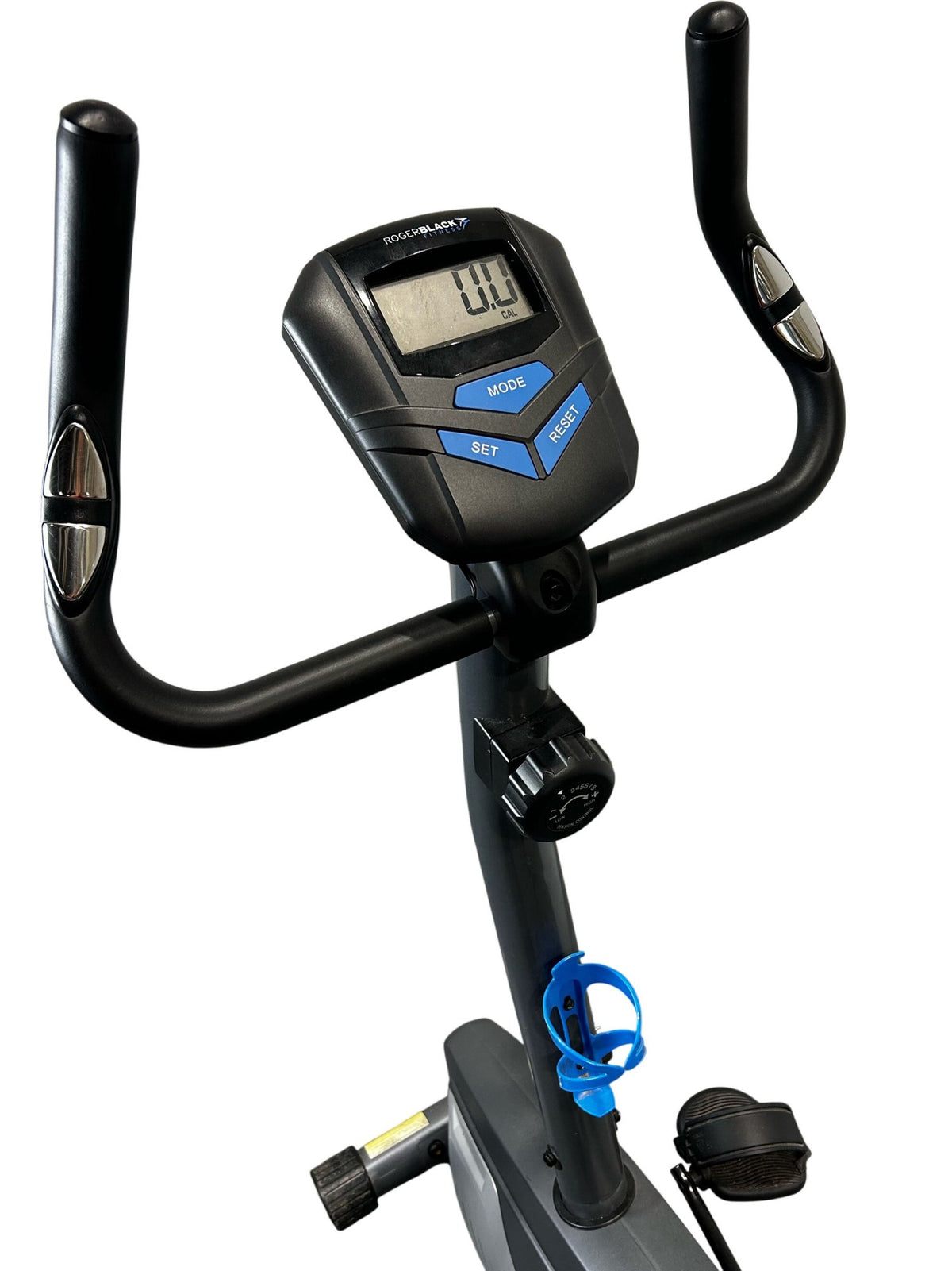 Roger Black Upright Exercise Bike LCD Display Adjustable Seat (Pre-Loved)