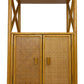 Angraves Bamboo Rattan Storage Cabinet with Open Shelf Unit (Pre-Loved)