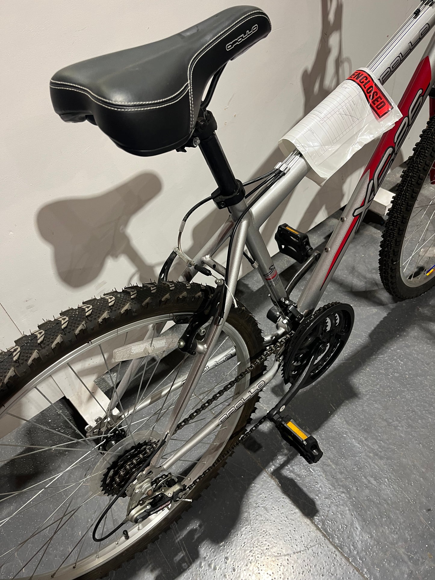 Apollo XC26 Silver Red 26” Bike (Pre-Loved)
