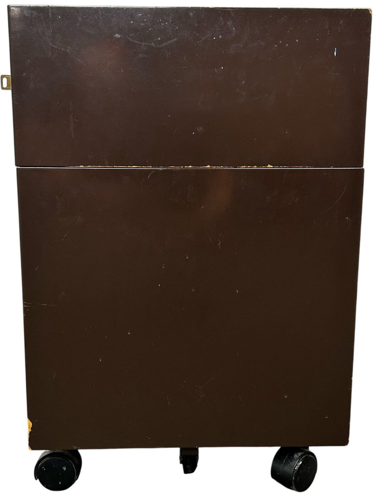 Metal 2 Drawer Mobile Filing Cabinet with Wheels (Pre-Loved)