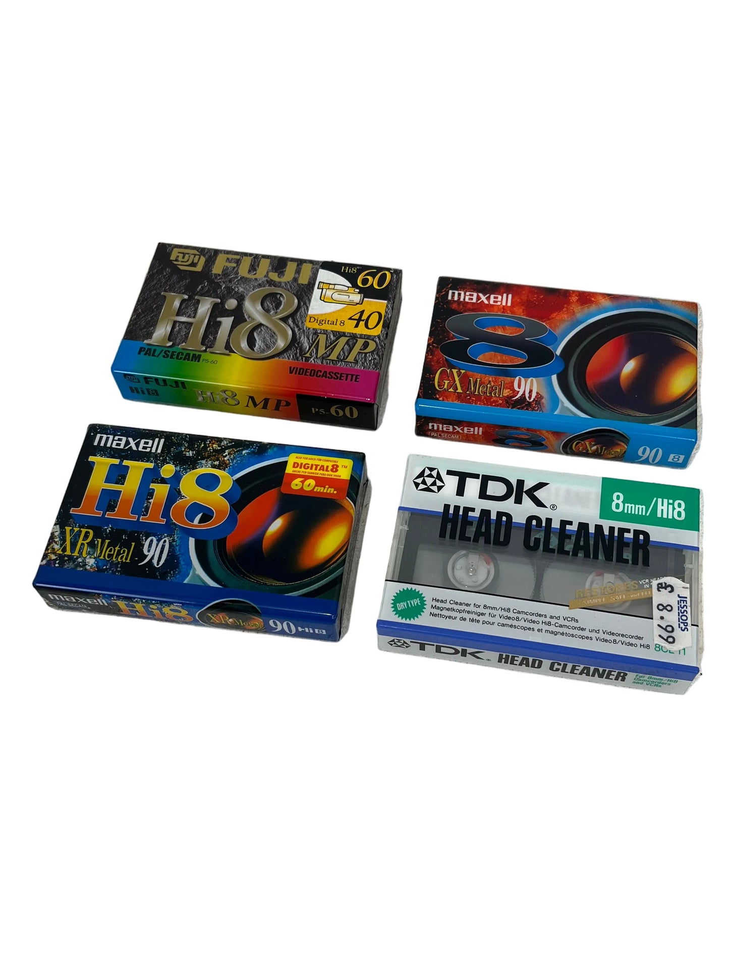 Hi8 Video Camcorder Videotape Bundle (Unused)