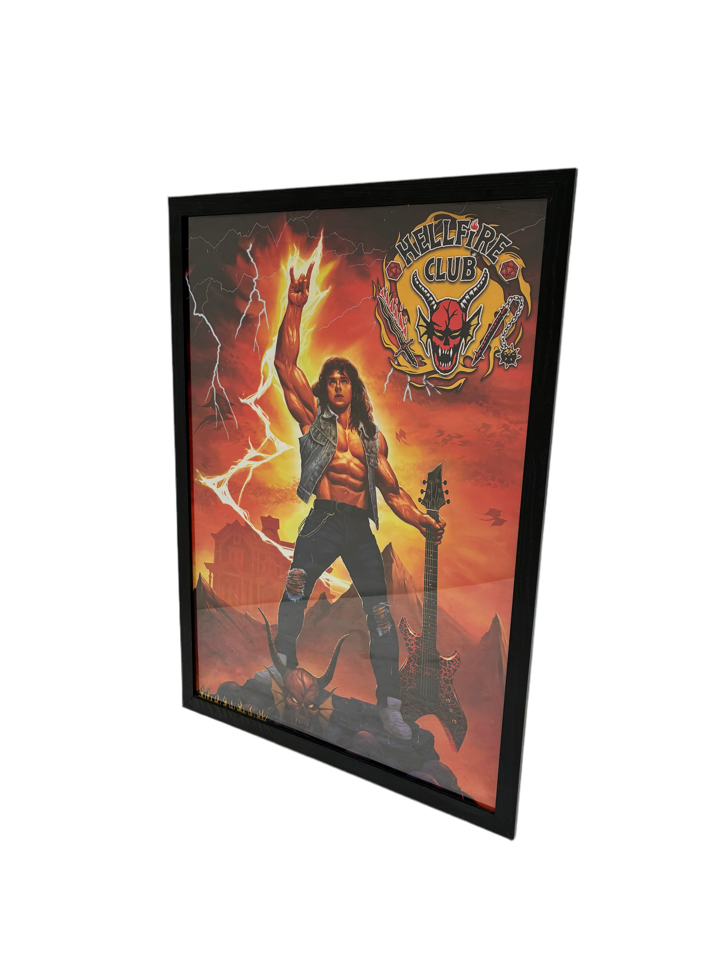 Framed Eddie Munson Stranger Things Poster (Pre-loved)