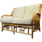 Vintage Bamboo Rattan Conservatory Sofa Two Seater Cane Frame (Pre-Loved)