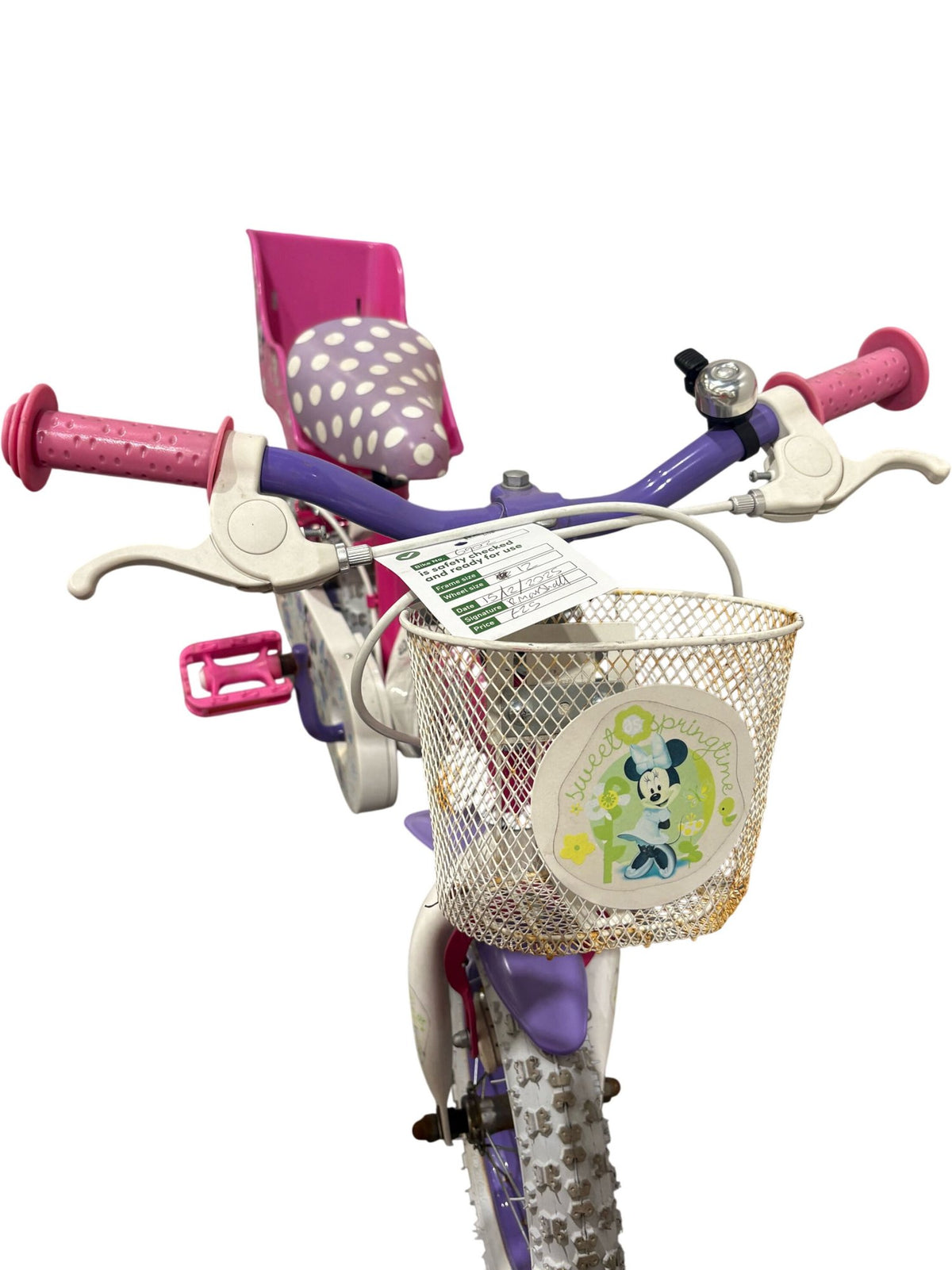 Serviced Disney Minnie Mouse Kids Bike 12" (Pre-Loved)