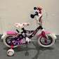 Bubble Purple 12” Children’s Bike With Stabilisers (Pre-Loved)