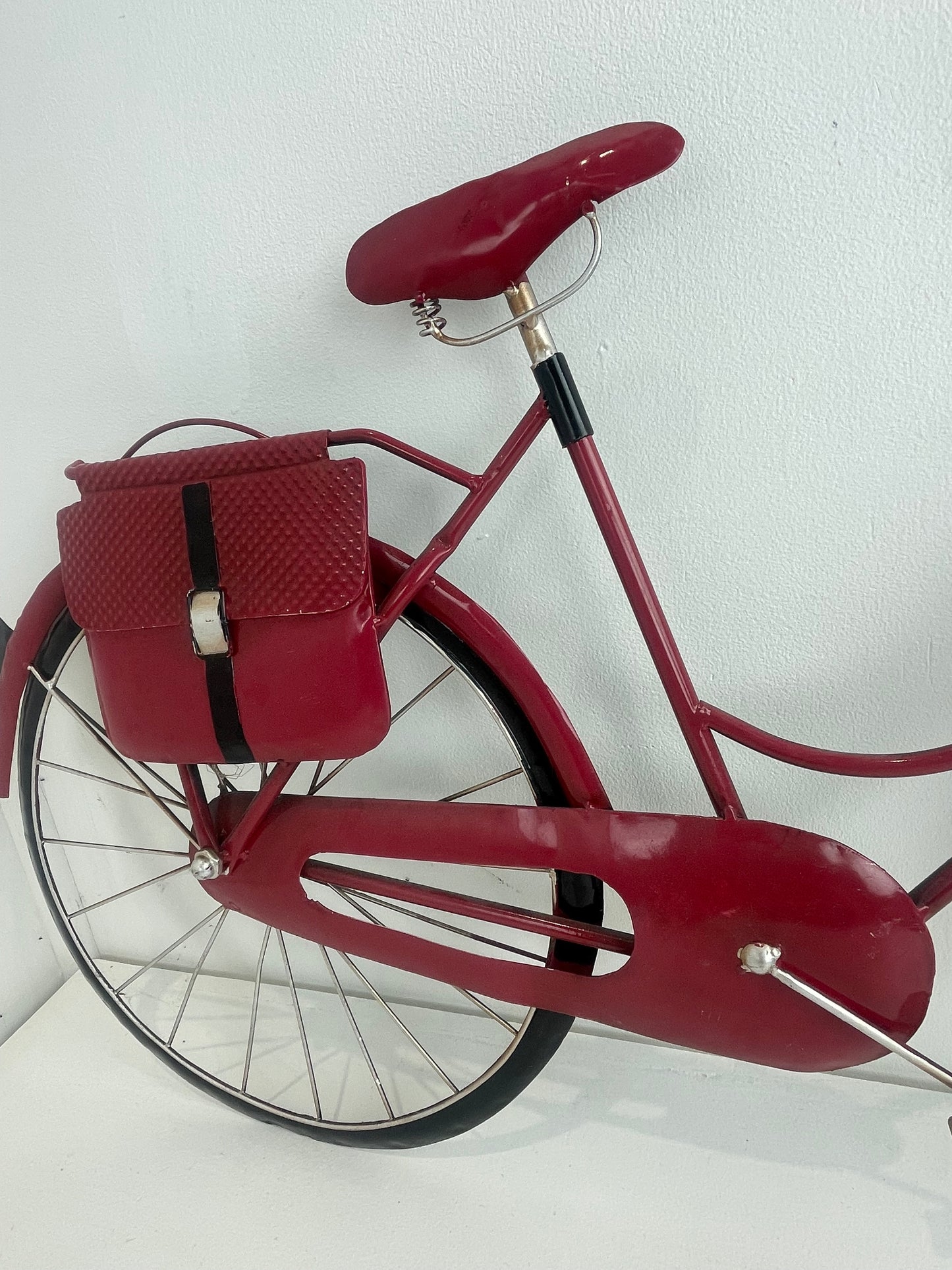 Red Metal Bike Decoration (Pre-loved)