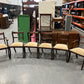 Set Of 6 Vintage Regency Style Dining Chairs (Pre-Loved)