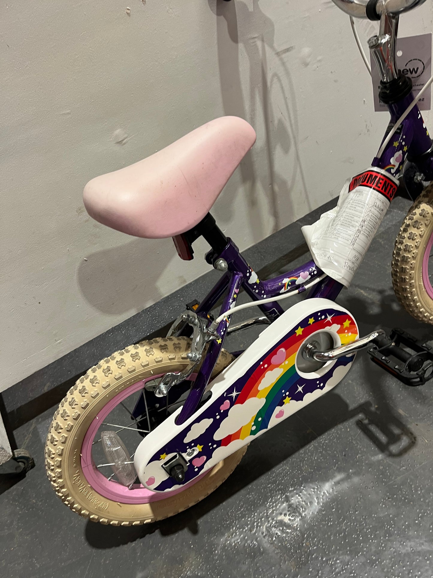 Purple Rainbow 12” Children’s Bike (Pre-Loved)