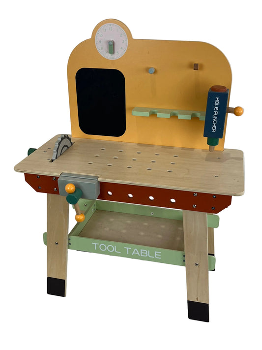 Chad Valley Wooden Tool Bench Worktop Play Set (Pre-Loved)
