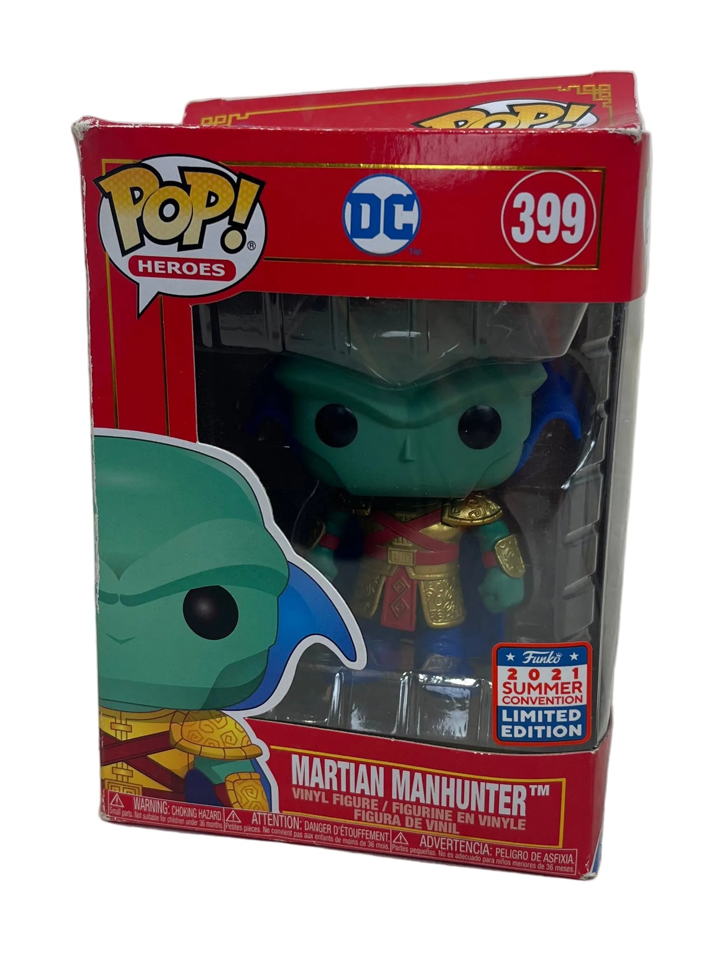 Funko POP! DC Martian Manhunter 399 Figure (Pre-Loved)