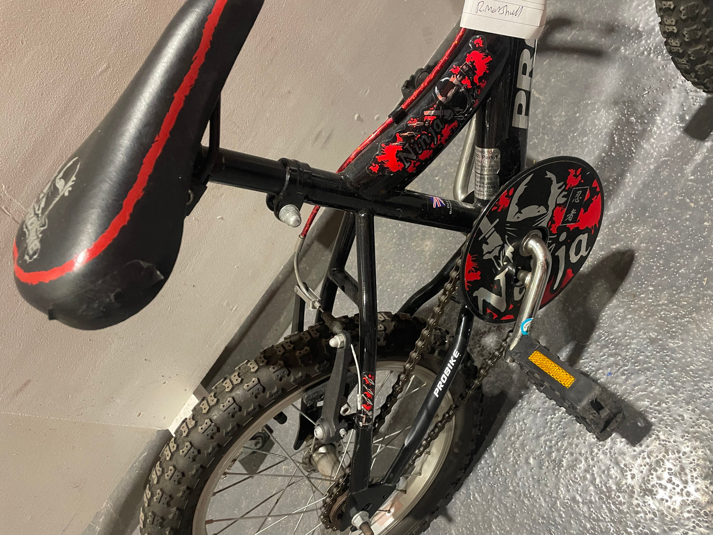 Serviced Probike Ninja Children's Bike, 16" (Pre-Loved)