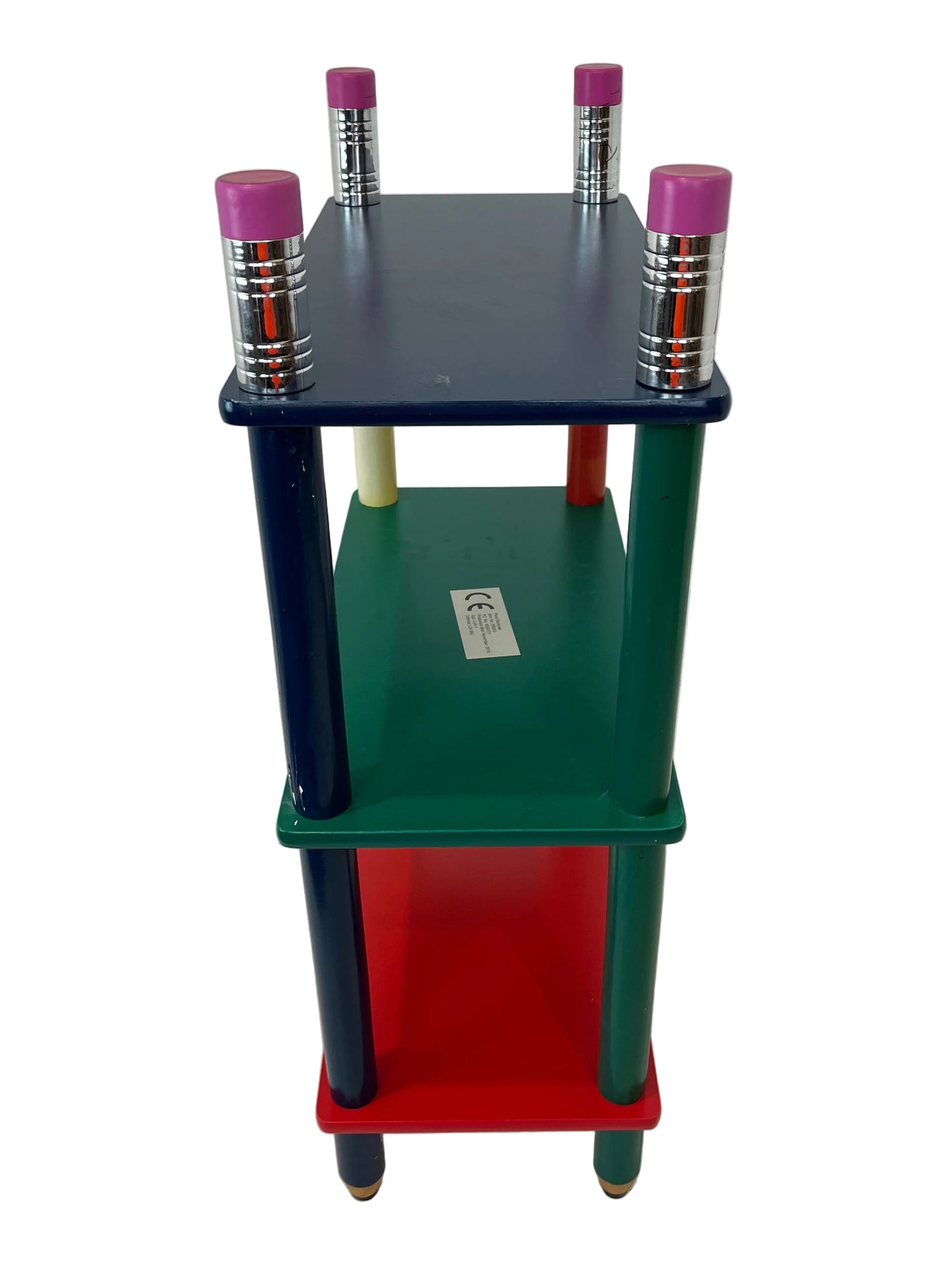 Colorful Pencil-Shaped Children's Bookcase Shelves (Pre-Loved)