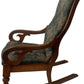 Vintage Floral Wooden Rocking Chair (Pre-Loved)