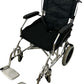 Buddy Folding Transport Wheelchair Detachable Footrests Compact (Pre-Loved)