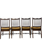 Vintage Wooden Dining Chairs Set of 4 (Pre-Loved)
