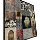 Large Moroccan Style Framed Hamsa & Geometric Collage Wall Art 94cm (Pre-Loved)