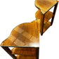 Pair of Wooden 3-Tier Corner Tables with Glass Tops (Pre-Loved)