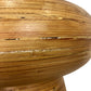 Vintage Style Unique Bamboo Stool Table Round Design Natural Finish (Pre-Loved)
