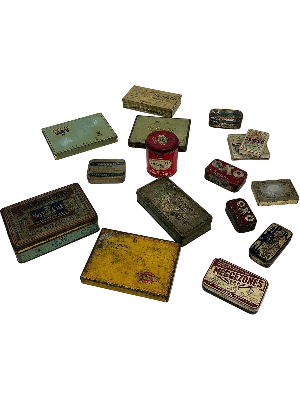 Vintage Metal Tin Collection Job Lot Bundle (Pre-Loved)
