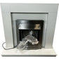 Helios Fire 1038 Electric Fireplace Suite White Surround (Pre-Loved)
