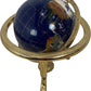 Vintage Mother Of Pearl Style Semi-Precious Gemstone Tabletop Globe (Pre-Loved)
