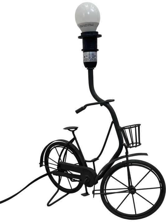 Bicycle Rustic Metal Table Lamp (Pre-Loved)