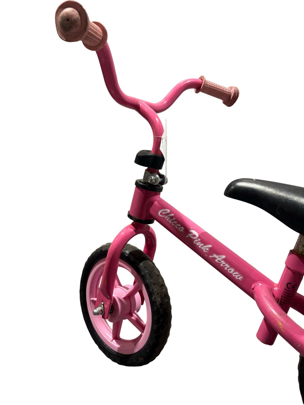 Serviced Chicco Push Bike Pink Arrow 12" (Pre-Loved)