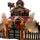 Christmas Santa's House Lighted Musical Optic Village Decoration (Pre-Loved)