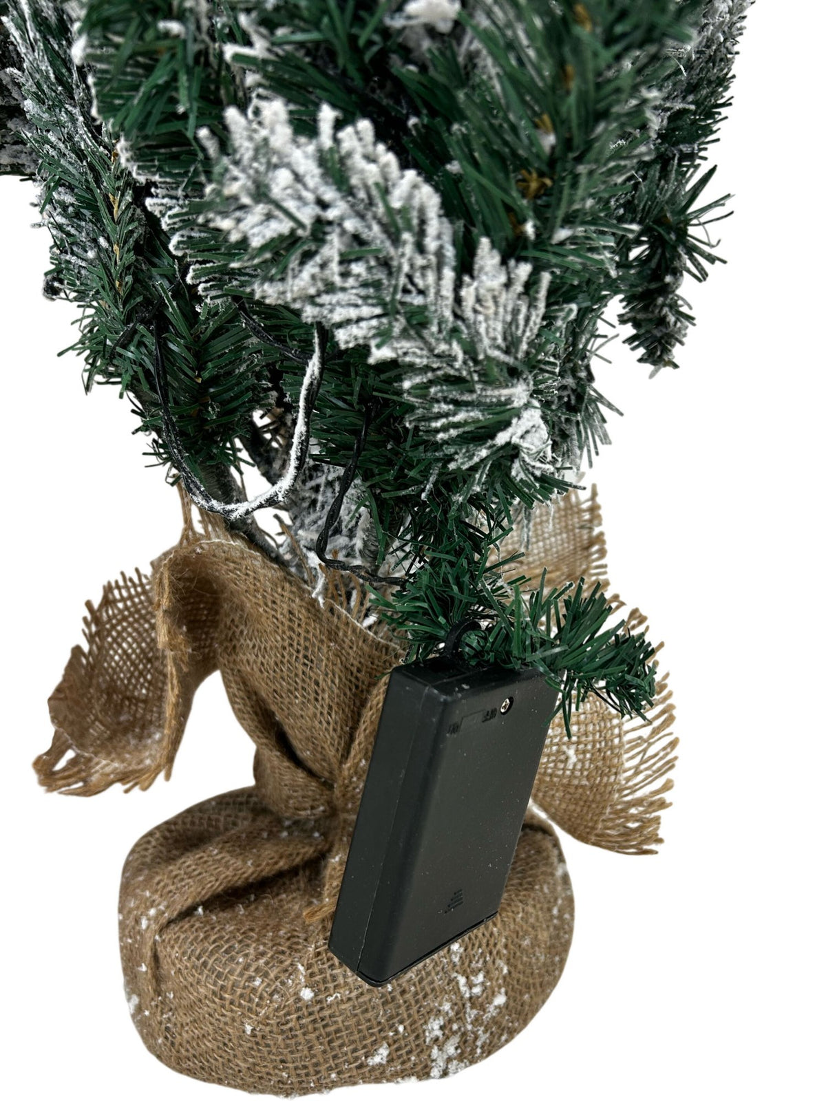 George Home 3ft Pre-Lit Snowy Christmas Tree 30 Warm White LEDs (Pre-Loved)
