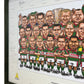 Eurostars Leicester Tigers 2002 Framed Artwork Caricature Rugby (Pre-Loved)