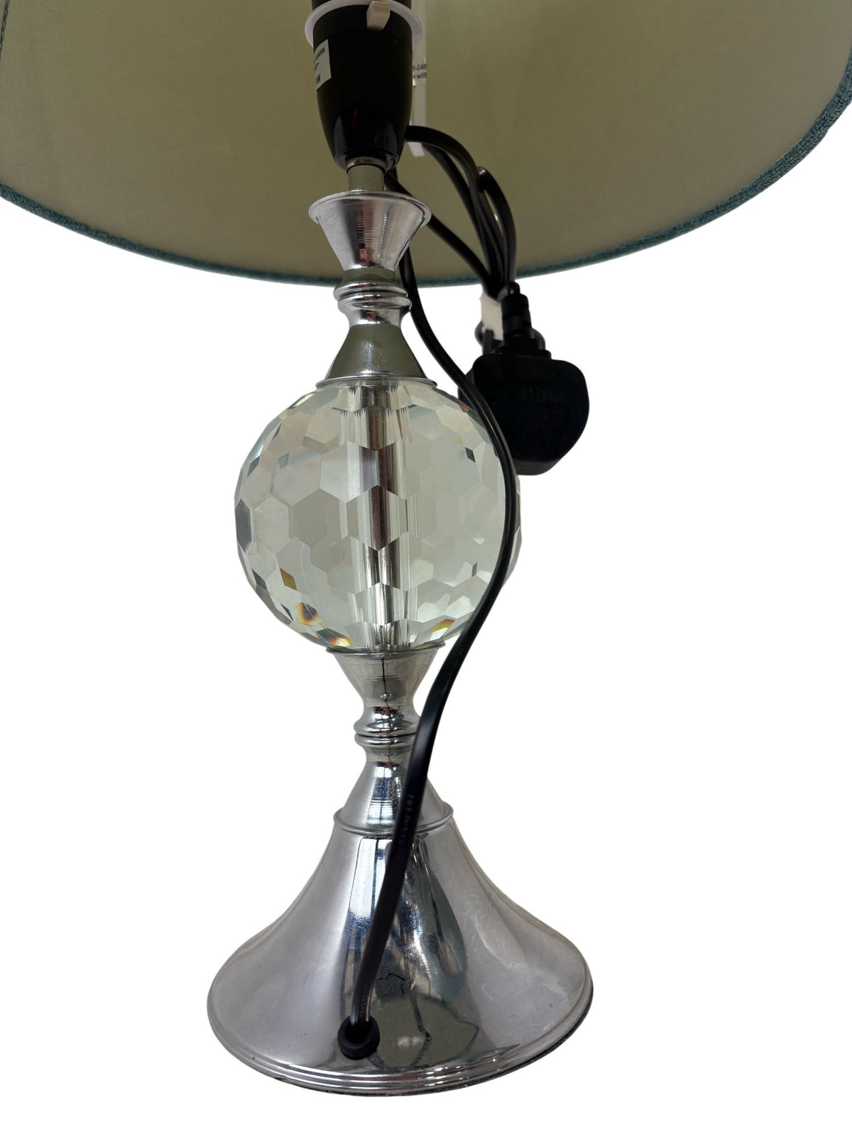 Crystal Table Lamps Set of Two (Unused)