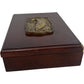 Vintage Brass Fish Design Wooden BoX (Pre-Loved)